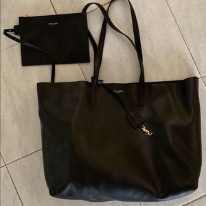Auth Yves Saint Laurent East/West Shopping Tote